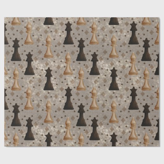Papier Cadeau Queens Gambit (Plat)
