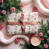 Papier Cadeau Quelques-unes de mes choses de Noël préférées Mono