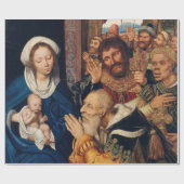 Papier Cadeau Quentin Matsys - L'Adoration du Magi (Plat)