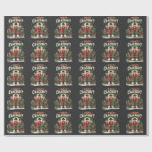 Papier Cadeau Qu'est-ce que Cactus Cactus Cactus Noël drôle (Plat)