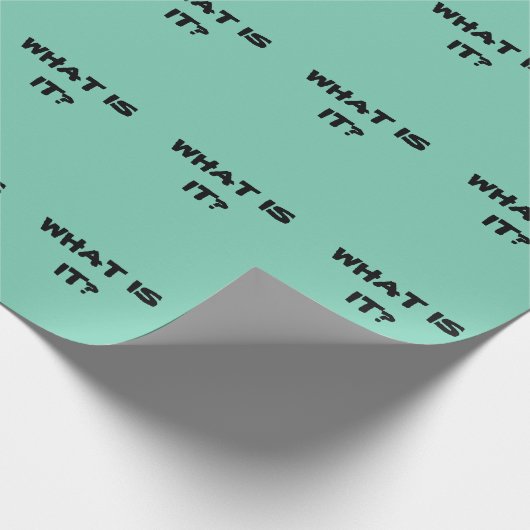 Papier Cadeau Qu'est-ce que c'est ? (Coin)