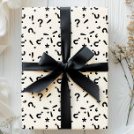 Papier Cadeau Question Mark Funny Mystery Motif cadeau<br><div class="desc">Question Mark Funny Mystery Cadeau Motif papier enveloppant. Conception de papier d'emballage cadeau Hilarious pour ceux qui ont un sens de l'humour. Qu'est-ce que ça pourrait être ? Parfait pour envelopper vos cadeaux mystérieux et laisser le destinataire en suspens ! Parfait pour toute occasion de cadeaux, que ce soit l'anniversaire,...</div>