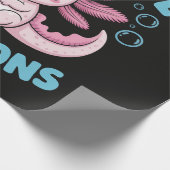 Papier Cadeau Questions sur l'Axolotl (Coin)