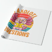 Papier Cadeau Questions sur les axolotls (Déroulé)