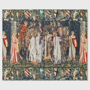 Papier Cadeau Quête pour le Saint Graal, Armement, Départ des Ch