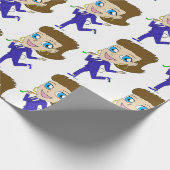Papier Cadeau queue de lapin de chibi (Coin)