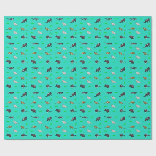 Papier Cadeau Queues (Plat)