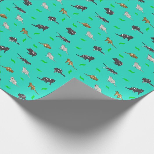 Papier Cadeau Queues (Coin)