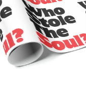 Papier Cadeau Qui A Volé L'Âme ? (Coin rond)