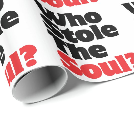 Papier Cadeau Qui A Volé L'Âme ? (Coin rond)