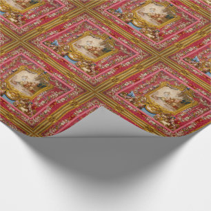 Papier Cadeau Quichotte Baroque Vieux Monde brillant