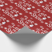 Papier Cadeau Qu'il neige (Coin)