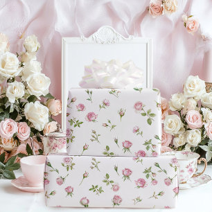 Papier Cadeau Quinceanera Blush Rose Anniversaire