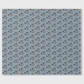 Papier Cadeau Quirling d'astronaute (Plat)