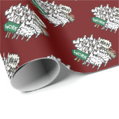 Papier Cadeau Quitter le travail (Coin rond)