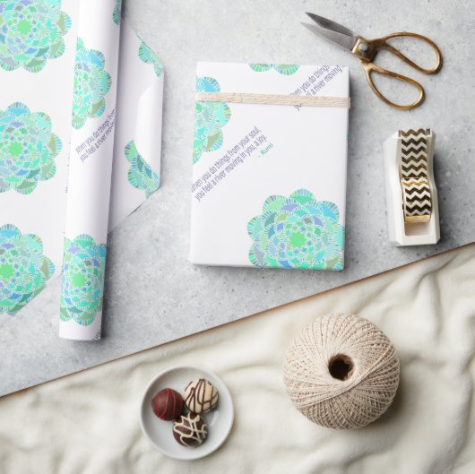 Papier Cadeau Quota de Mandala Rumi Joy (Artisanat)