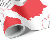 Papier Cadeau Quota From Pope John Paul II (Coin rond)