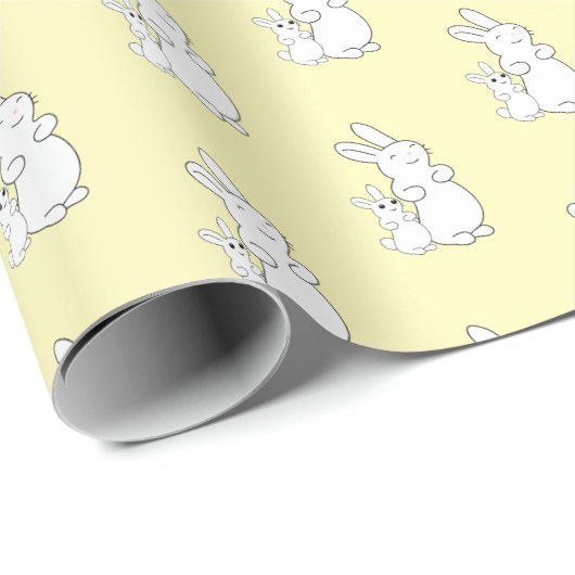 Papier Cadeau Rabbit Lovers (Coin rond)