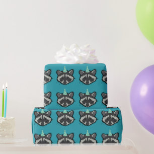 Papier Cadeau Raccoon