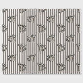 Papier Cadeau Raccoon brun énorme échelle pour artisanat ou cade (Plat)