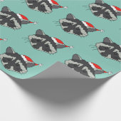 Papier Cadeau Raccoon de Noël (Coin)