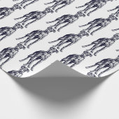 Papier Cadeau race Greyhound anglaise (Coin)