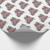 Papier Cadeau Race Horse Portrait Soies (Coin)