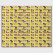 Papier Cadeau Racines de l'ascendance américaine cornoise (Plat)