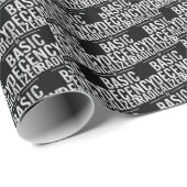 Papier Cadeau Radicalement Par Une Décence Fondamentale Drôle (Coin rond)