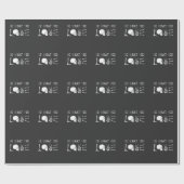 Papier Cadeau Radiologie amusante Xray Skeleton Rad Technologue (Plat)