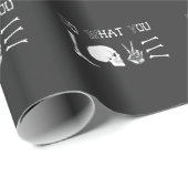 Papier Cadeau Radiologie amusante Xray Skeleton Rad Technologue (Coin rond)