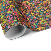 Papier Cadeau Radios (Coin rond)