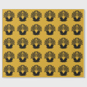 Papier Cadeau Radis intersectés (Plat)