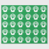 Papier Cadeau Radis intersectés (Plat)
