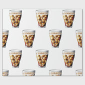 Papier Cadeau Rafraîchir la boisson de soda glacée froide avec b (Plat)