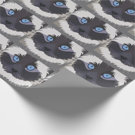 Papier Cadeau Ragdoll Chat Kitty Ragdoll (Coin)