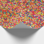 Papier Cadeau Rainbow Candy Sprinkles Fête et fête (Coin)
