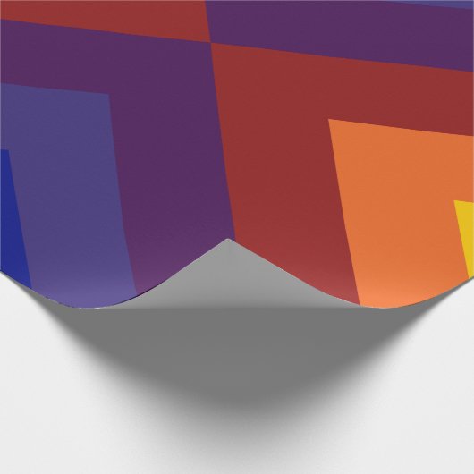 Papier Cadeau Rainbow Chevrons (Coin)