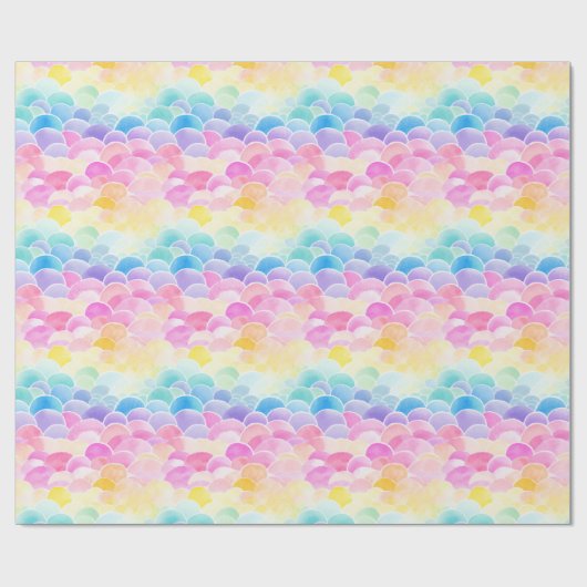 Papier Cadeau Rainbow Clouds (Plat)