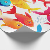Papier Cadeau Rainbow Fish Frenzy (Coin)
