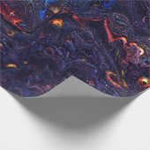 Papier Cadeau Rainbow Galaxy Geode Motif (Coin)