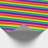 Papier Cadeau Rainbow Gay Pride LGBT Original 8 Stripes (Coin)