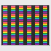 Papier Cadeau Rainbow Gay Pride LGBT Original 8 Stripes (Plat)