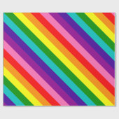 Papier Cadeau Rainbow Gay Pride LGBT Original 8 Stripes (Plat)