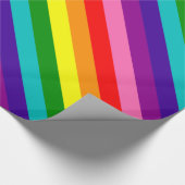 Papier Cadeau Rainbow Gay Pride LGBT Original 8 Stripes (Coin)