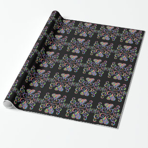 Papier Cadeau Rainbow Heart et Lily