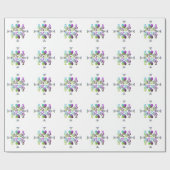 Papier Cadeau Rainbow Heart et Lily (Plat)