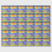 Papier Cadeau Rainbow Look "28" & "HAPPY BANTHDAY", Nuages, Sky (Plat)