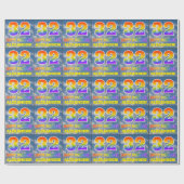 Papier Cadeau Rainbow Look "32" & "HAPPY BANTHDAY", Nuages, Sky (Plat)