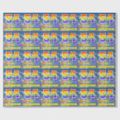 Papier Cadeau Rainbow Look "54" & "HAPPY BANTHDAY", Nuages, Sky (Plat)